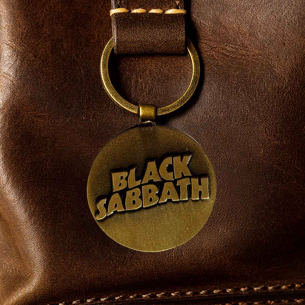 BLACK SABBATH ブラックサバス - 3D Wavy Logo / 両面デザイン / キーホルダー｜公式ライセンス商品｜PGS