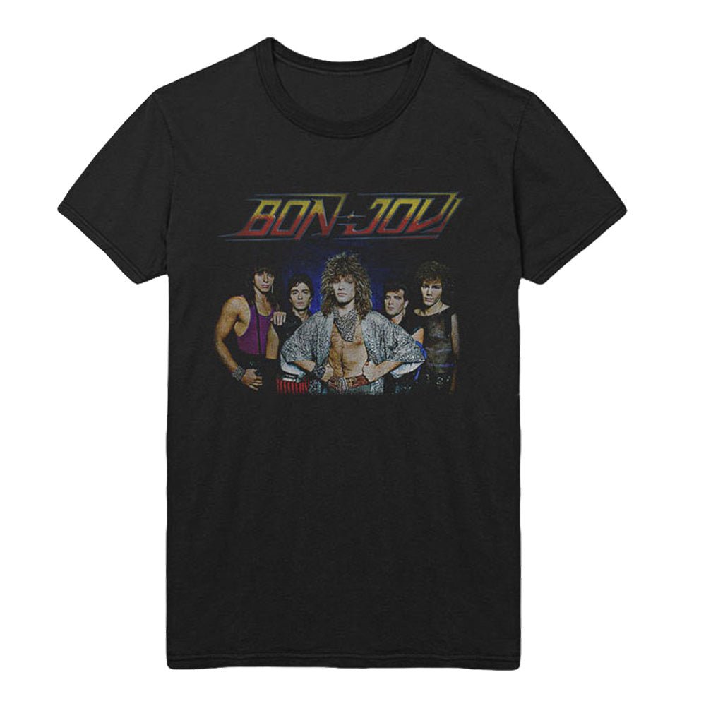 BON JOVI ボンジョヴィ - Tour '84 / バックプリントあり / Tシャツ / メンズ｜公式ライセンス商品｜PGS