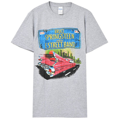 【廃番ラスト販売/特別価格】BRUCE SPRINGSTEEN ブルーススプリングスティーン - BORN IN THE TOUR 1984 / バックプリントあり / Tシャツ / メンズ｜公式ライセンス商品｜PGS