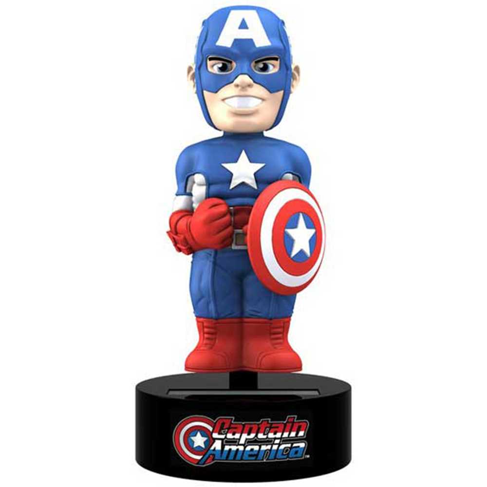 CAPTAIN AMERICA - SOLAR POWERED BODY KNOCKER / NECA