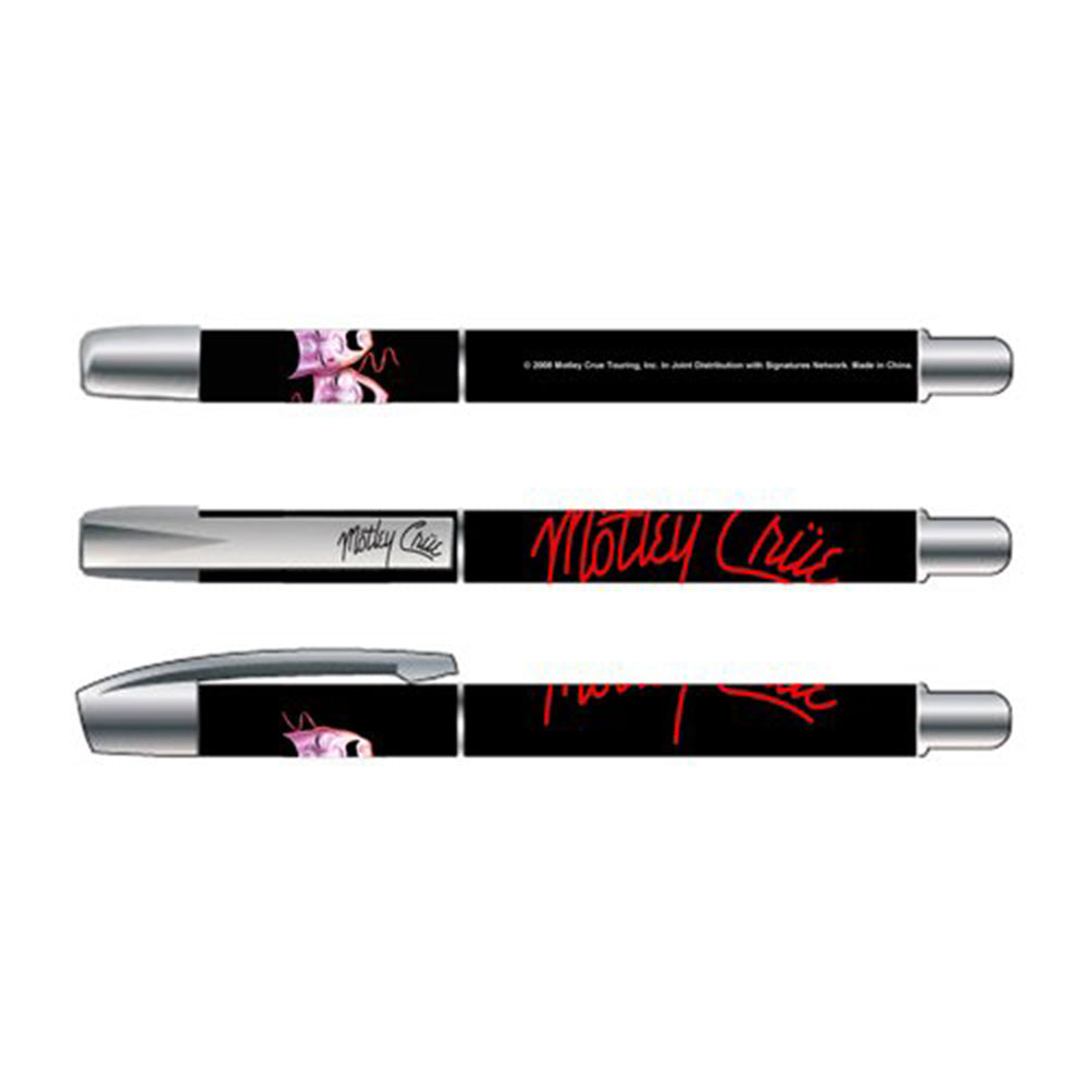 MOTLEY CRUE モトリークルー (来日 40周年 ) - Masks Logo / 筆記具 【公式 / オフィシャル】