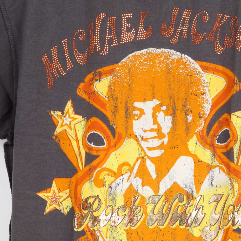 MICHAEL JACKSON マイケルジャクソン (2026年 映画公開 ) - ROCK WITH YOU / Amplified（ ブランド ） / Tシャツ / メンズ 【公式 / オフィシャル】