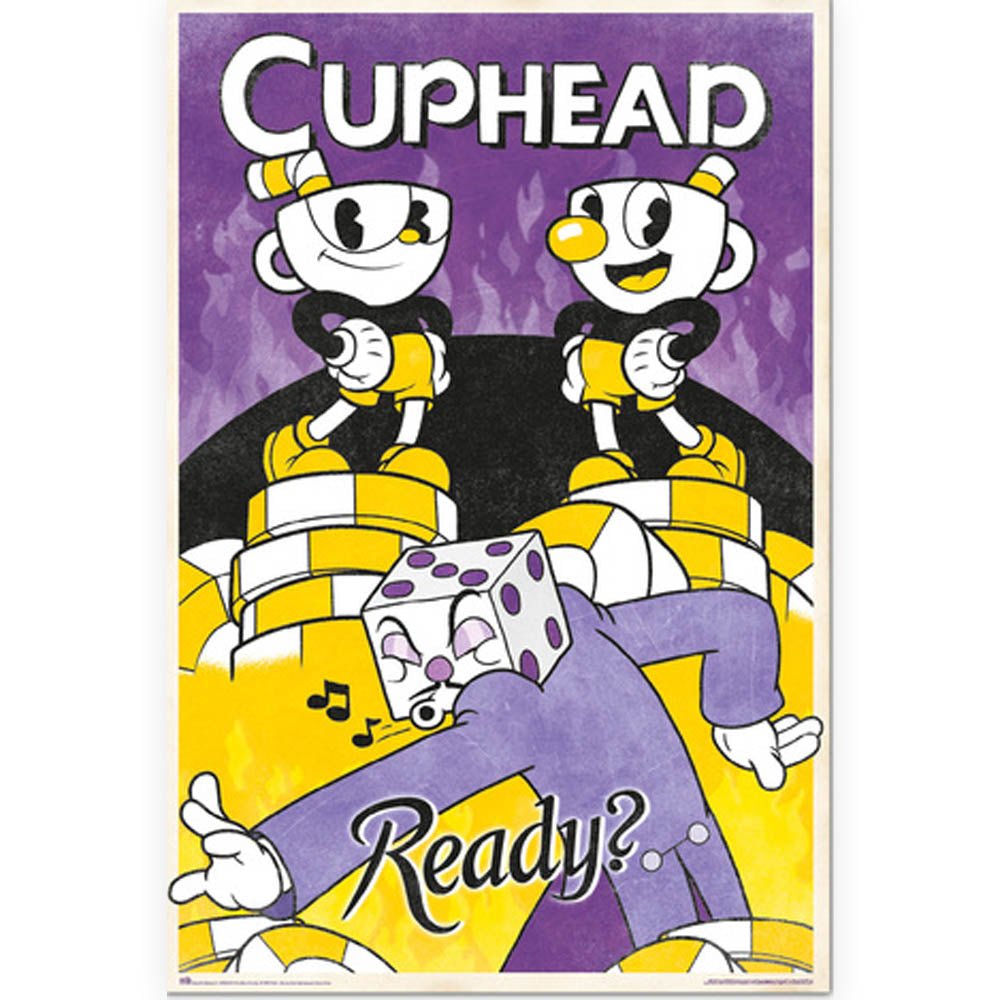 CUPHEAD カップヘッド ポスター B2 広告 販促品 非売品 ポスター CUPHEAD カップヘッド - READY? / ポスター 【公式 / オフィシャル】 – PGS