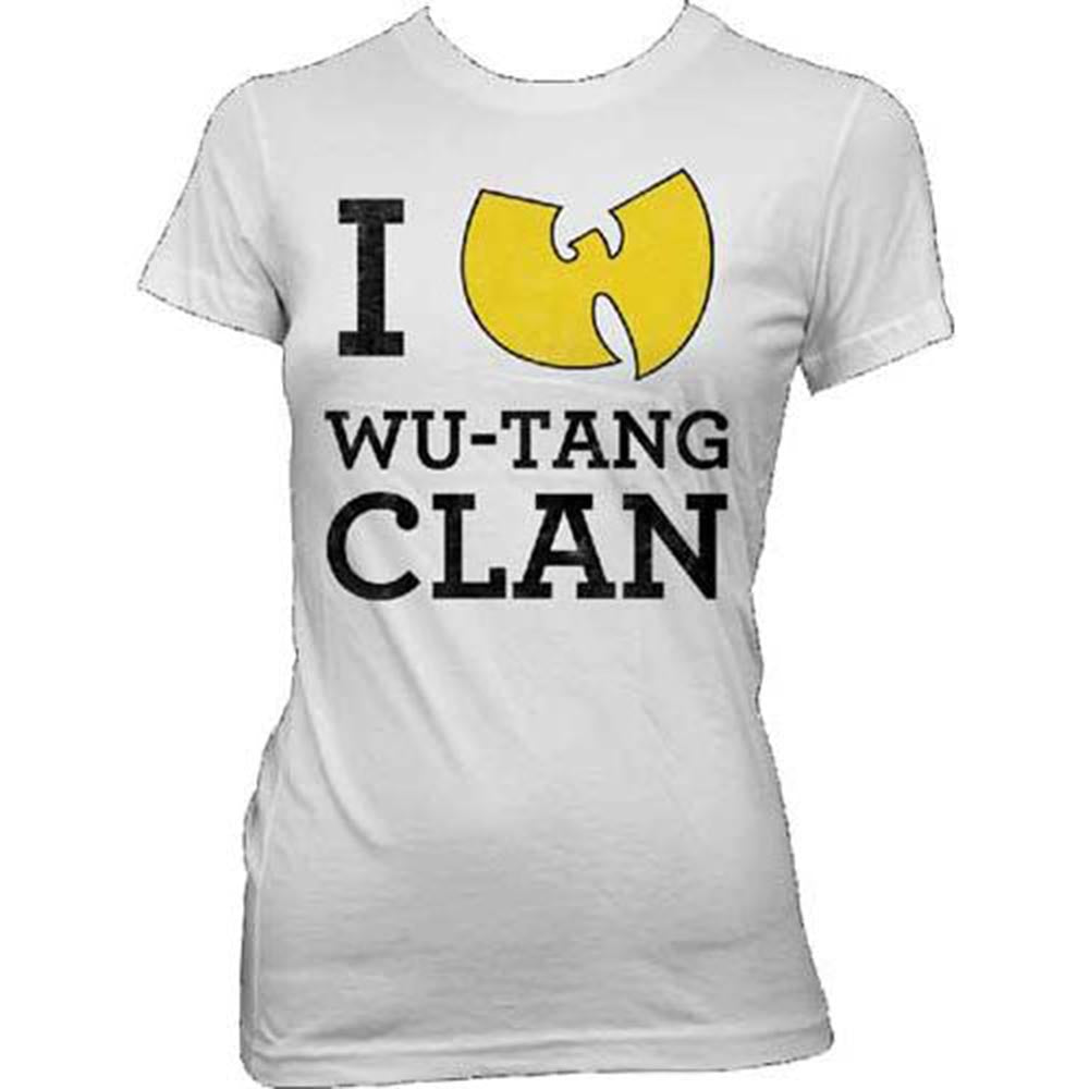 【廃番ラスト販売/特別価格】WU-TANG CLAN ウータンクラン - I LOVE WU-TANG CLAN / Tシャツ / レディース 【公式 / オフィシャル】