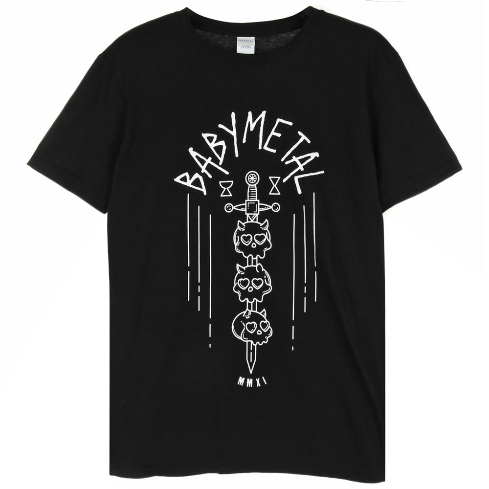 BABYMETAL ベビーメタル (結成 15周年 ) - Skull Sword / Tシャツ / メンズ 【公式 / オフィシャル】