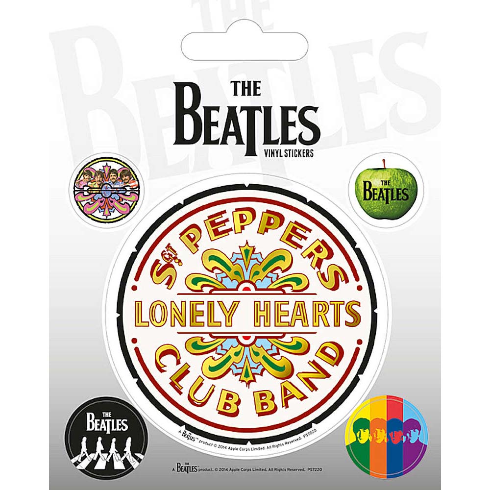 THE BEATLES ビートルズ (結成 65周年 ) - SGT. PEPPER / ステッカー 【公式 / オフィシャル】