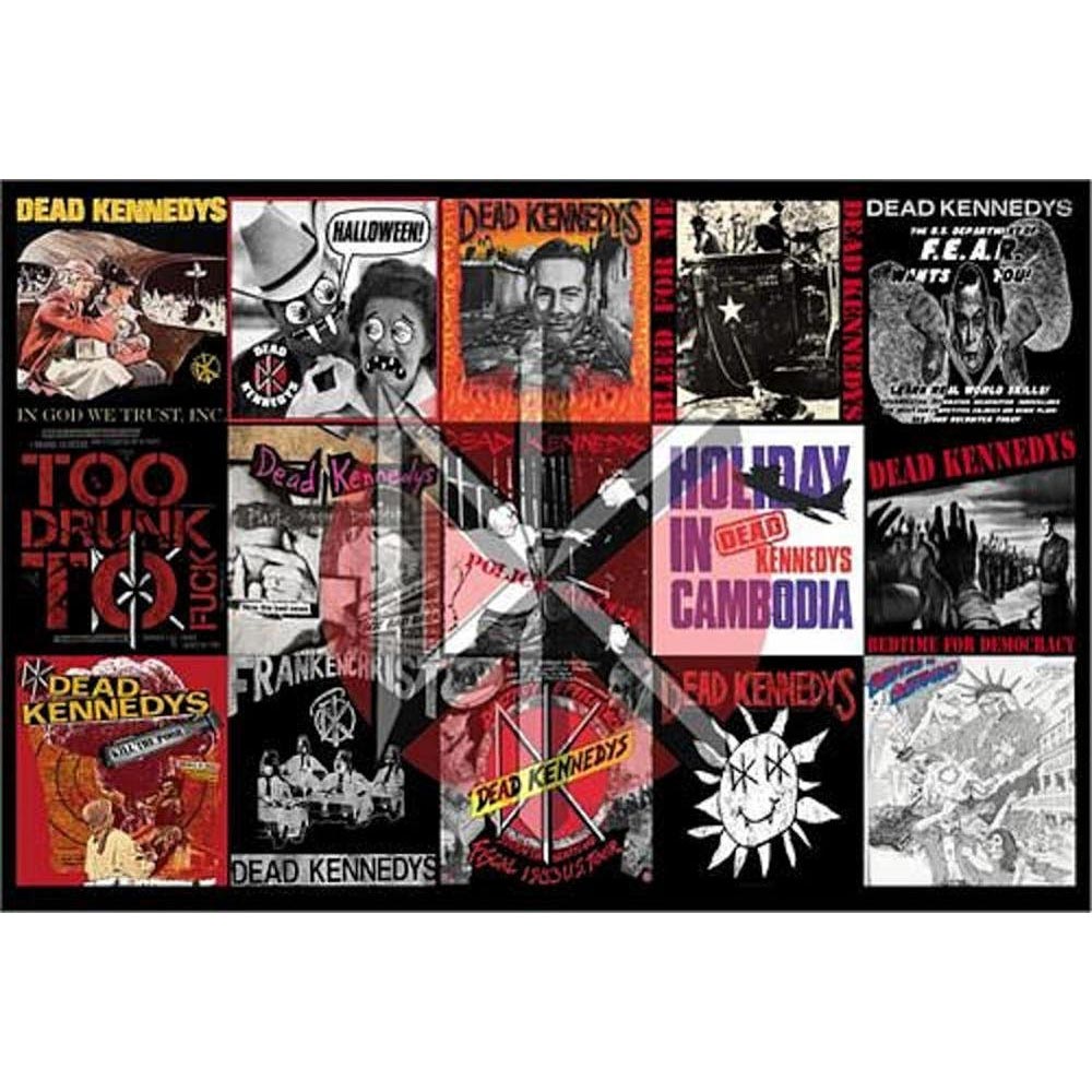 デッド・ケネディーズ Dead Kennedys ポスター　額装付き DEAD KENNEDYS デッドケネディーズ - COLLAGE / ポスター 【公式