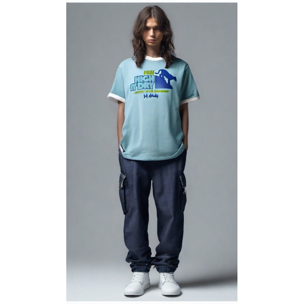 Def Leppard デフ・レパード　2002年　来日時　XツアーTシャツ　青 DEF LEPPARD デフレパード - High N' Dry / Tシャツ / メンズ 【公式