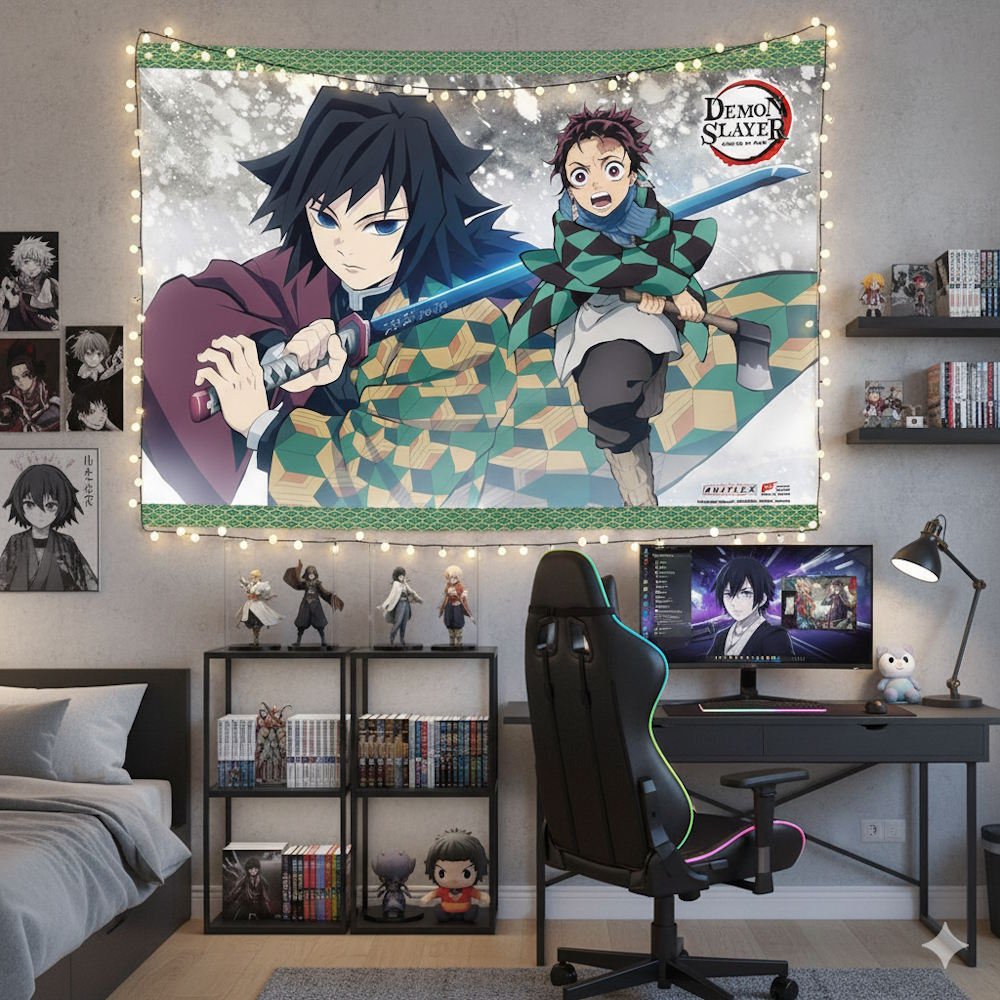 鬼滅の刃　柱　タペストリー　50×70 Amazon.co.jp: タペストリー 鬼滅の刃 柱合会議・蝶屋敷編 鬼殺隊