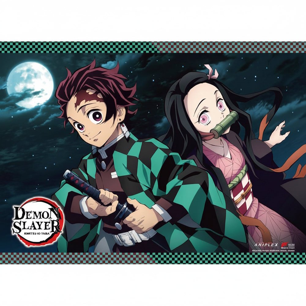 DEMON SLAYER 鬼滅の刃 (10周年 ) - 炭治郎と禰豆子 / タペストリー