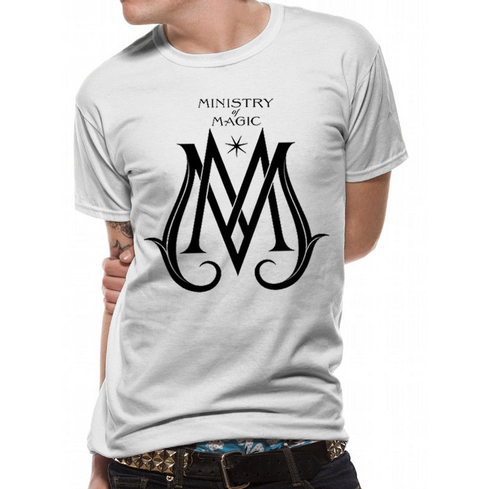 FANTASTIC BEASTS ハリーポッター (2027年 ドラマ放送決定 ) - Ministry Deco Logo / Tシャツ / メンズ 【公式 / オフィシャル】