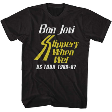 BON JOVI ボンジョヴィ - SSW TOUR / バックプリントあり / Tシャツ / メンズ 【公式 / オフィシャル】