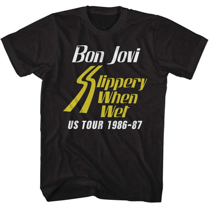 BON JOVI ボンジョヴィ - SSW TOUR / バックプリントあり / Tシャツ / メンズ 【公式 / オフィシャル】