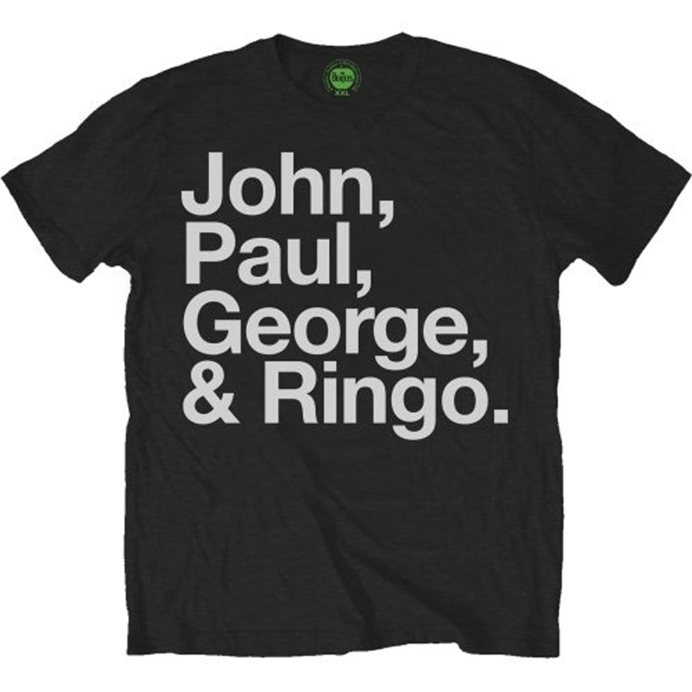 THE BEATLES ビートルズ (結成 65周年 ) - JOHN, PAUL, GEORGE & RINGO / Tシャツ / メンズ 【公式 / オフィシャル】