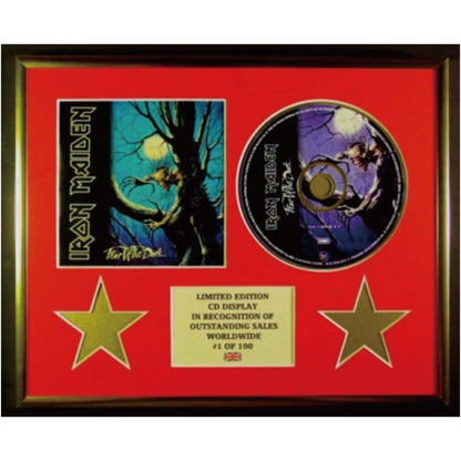IRON MAIDEN - (結成 50周年 ) - インテリア・ゴールドディスク / FEAR OF THE DARK（限定100）