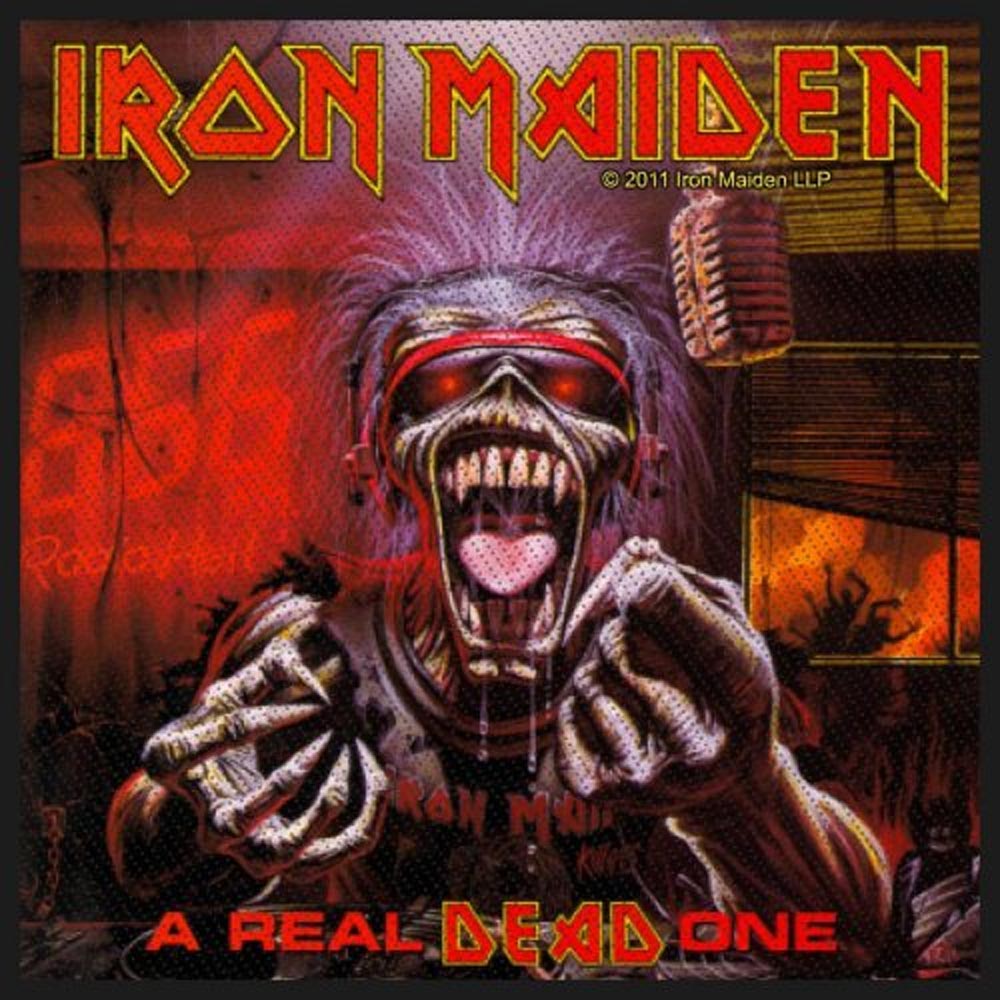 IRON MAIDEN アイアンメイデン (結成 50周年 ) - A REAL DEAD ONE / ワッペン 【公式 / オフィシャル】