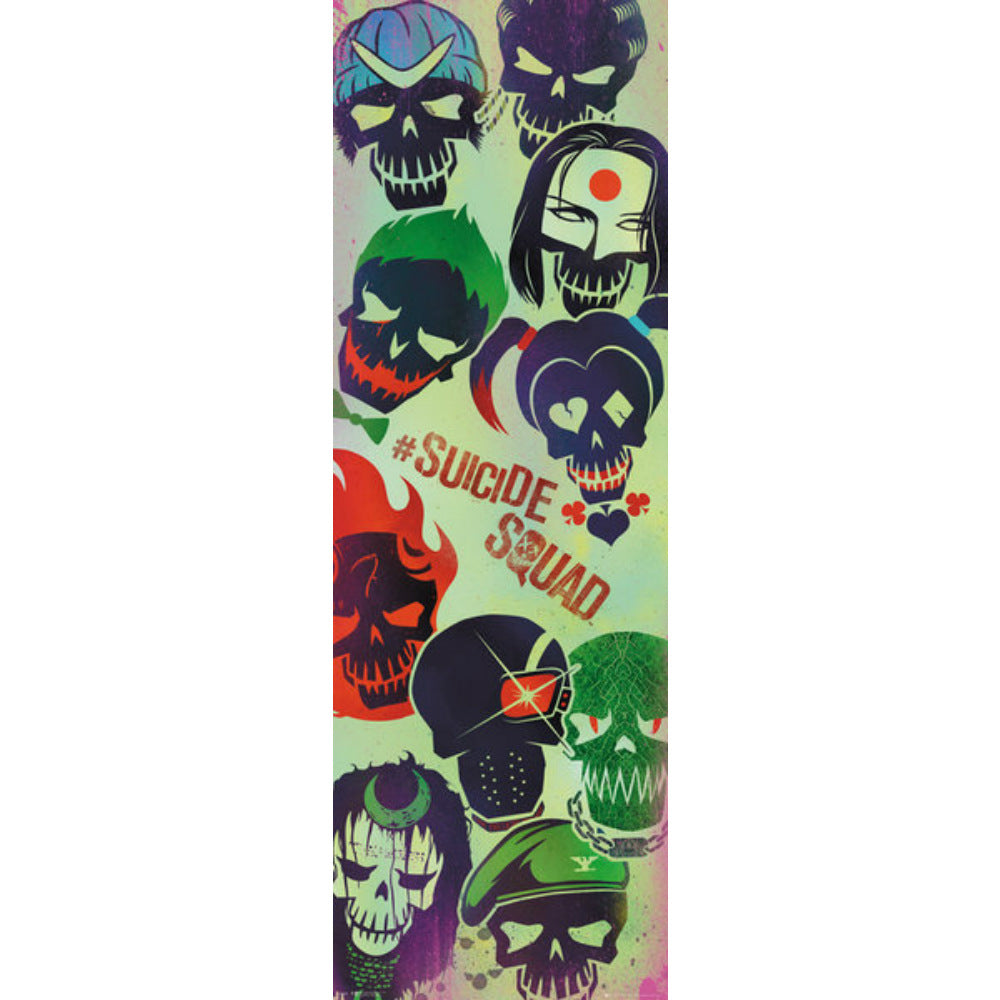 SUICIDE SQUAD - FACES / ドアポスター