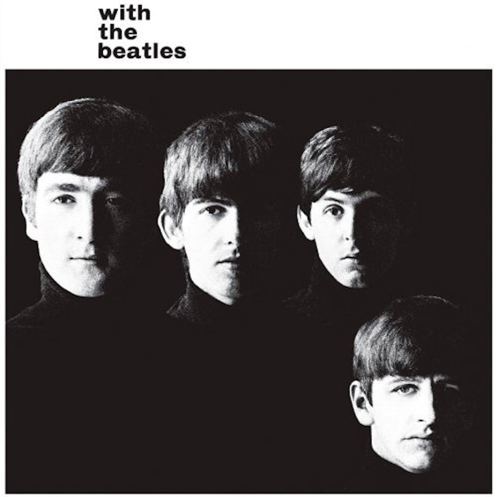 THE BEATLES ビートルズ (結成 65周年 ) - WITH THE THE BEATLES WALL SIGN / インテリア置物 【公式 / オフィシャル】
