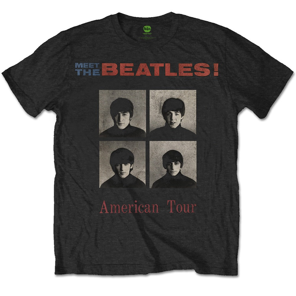 
                  
                    THE BEATLES ビートルズ (結成 65周年 ) - AMERICAN TOUR 1964 / HDN（復刻ツアーTシリーズ） / バックプリントあり / Tシャツ / メンズ 【公式 / オフィシャル】
                  
                