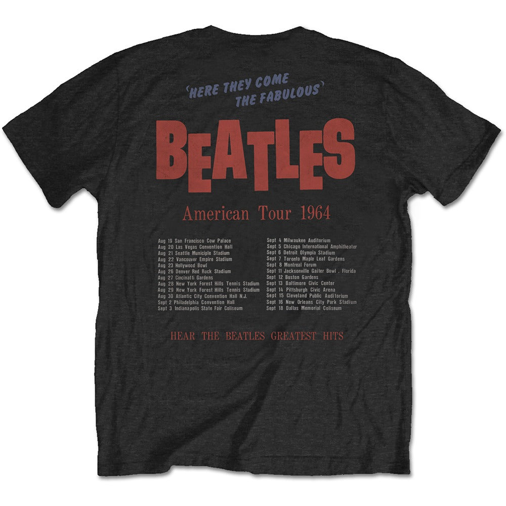 
                  
                    THE BEATLES ビートルズ (結成 65周年 ) - AMERICAN TOUR 1964 / HDN（復刻ツアーTシリーズ） / バックプリントあり / Tシャツ / メンズ 【公式 / オフィシャル】
                  
                