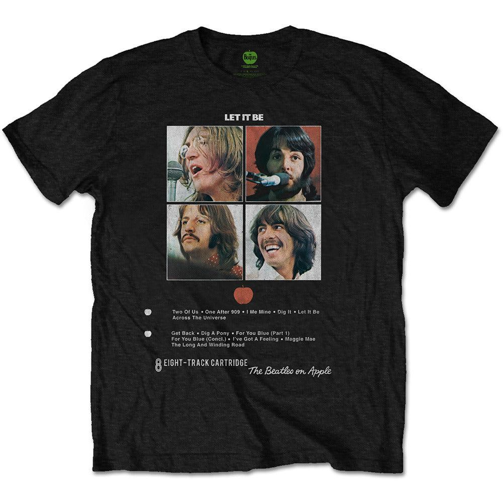 THE BEATLES ビートルズ (結成 65周年 ) - LET IT BE 8 TRACK / Tシャツ / メンズ 【公式 / オフィシャル】