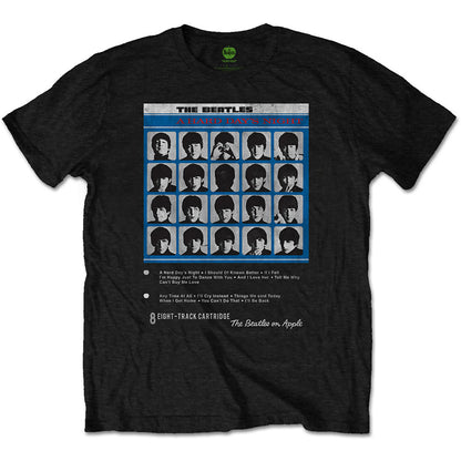 THE BEATLES ビートルズ (結成 65周年 ) - HARD DAYS NIGHT 8 TRACK / Tシャツ / メンズ 【公式 / オフィシャル】