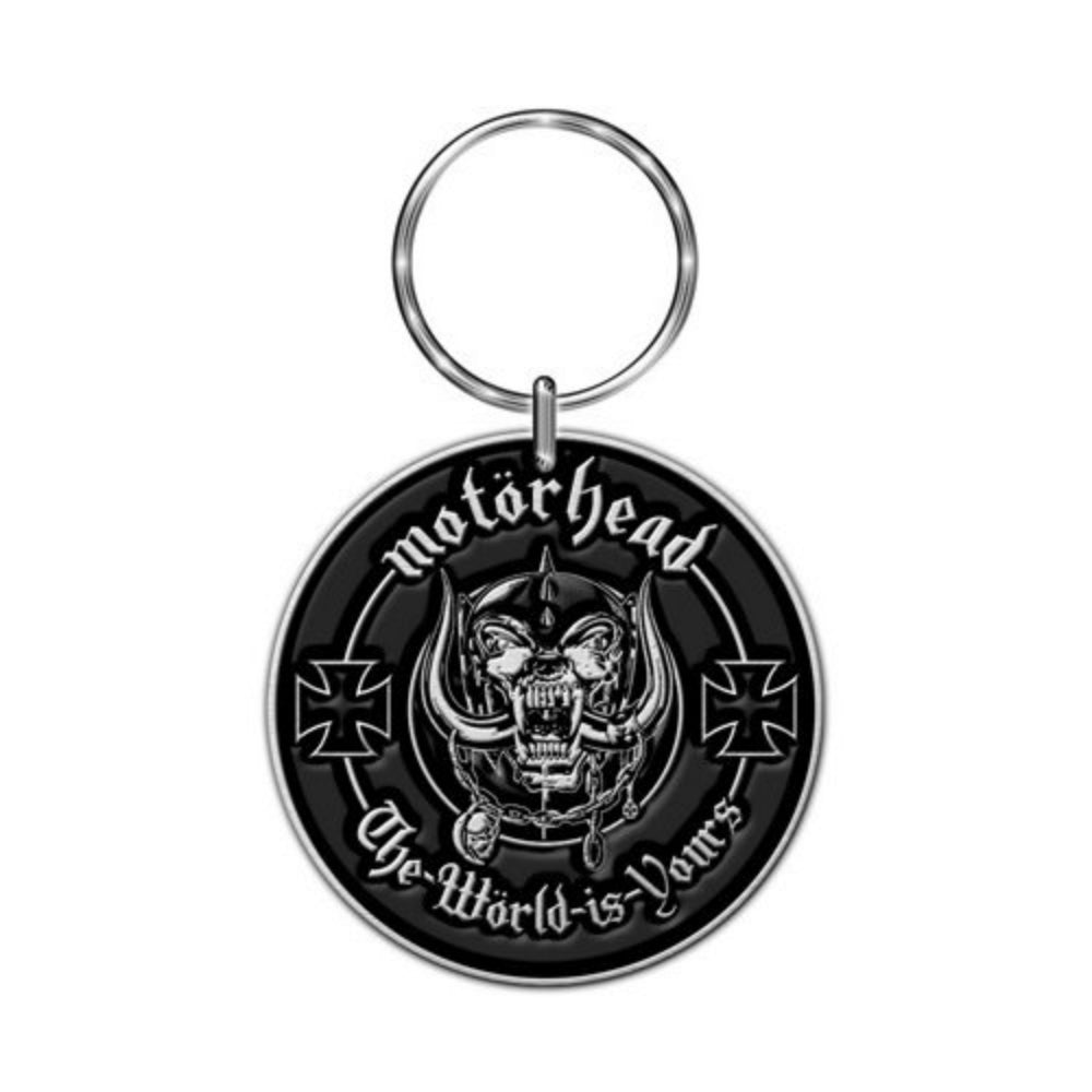 MOTORHEAD モーターヘッド (結成 50周年 ) - THE WORLD IS YOURS / メタル・キーチェイン / キーホルダー 【公式 / オフィシャル】
