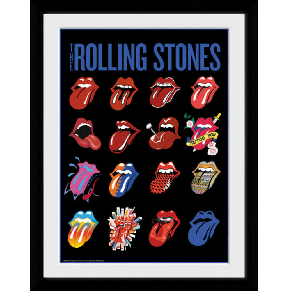 ROLLING STONES ローリングストーンズ - Tongues / インテリア額 【公式 / オフィシャル】