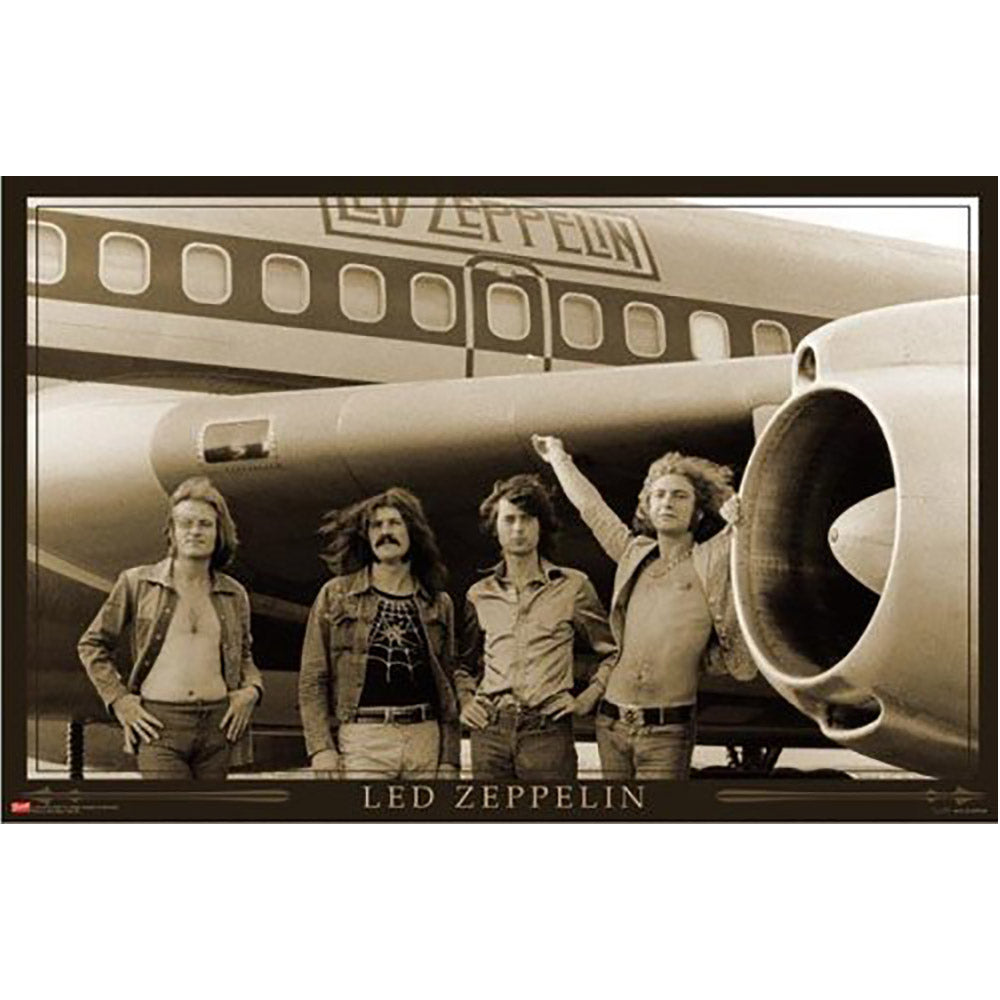 LED ZEPPELIN レッドツェッペリン (公式 映画公開 記念 ) - Airplane / ポスター 【公式 / オフィシャル】