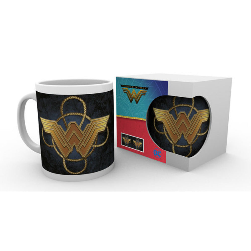 WONDER WOMAN - Gold Logo / Mug