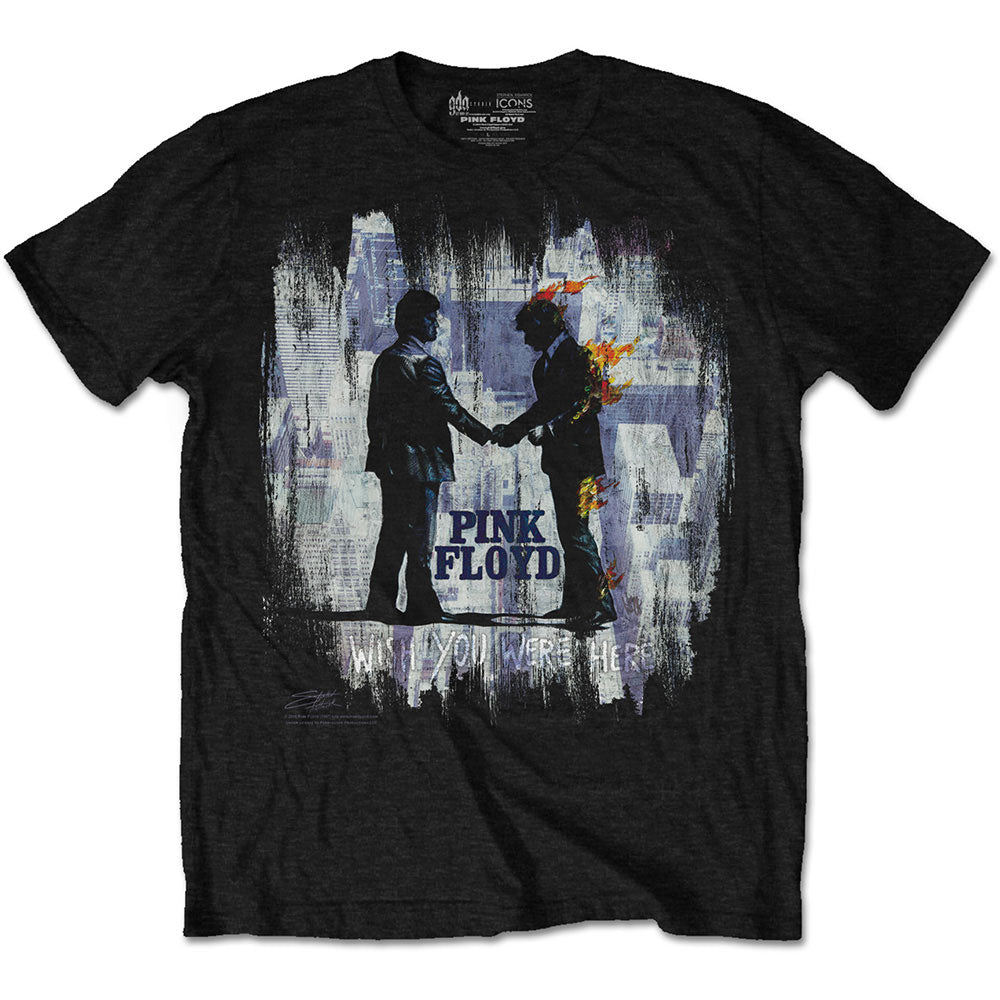 PINK FLOYD ピンクフロイド (結成 60周年 ) - WISH YOU WERE HERE PAINTING / Tシャツ / メンズ 【公式 / オフィシャル】