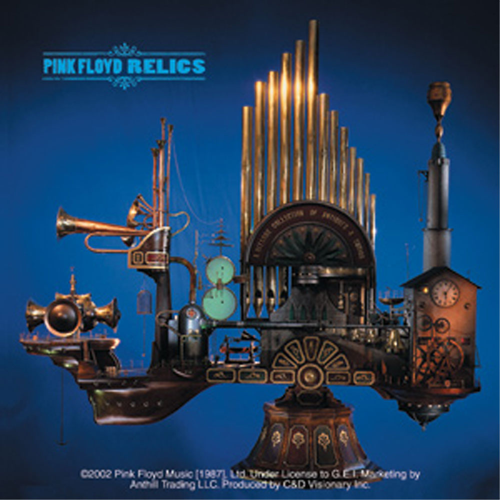 PINK FLOYD ピンクフロイド (結成 60周年 ) - RELICS / ステッカー 【公式 / オフィシャル】