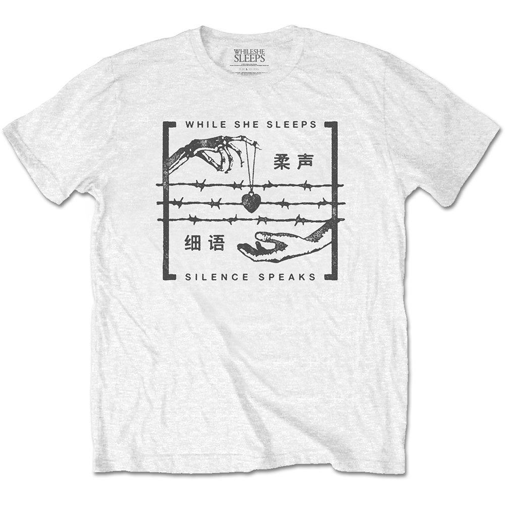 WHILE SHE SLEEPS ホワイルシースリープス - SILENCE SPEAKS / Tシャツ / メンズ - PGS