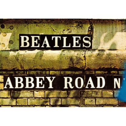 THE BEATLES ビートルズ (結成 65周年 ) - ABBEY ROAD SIGN (STANDARD) / ポストカード・レター 【公式 / オフィシャル】