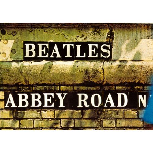 THE BEATLES ビートルズ (結成 65周年 ) - ABBEY ROAD SIGN (STANDARD) / ポストカード・レター 【公式 / オフィシャル】