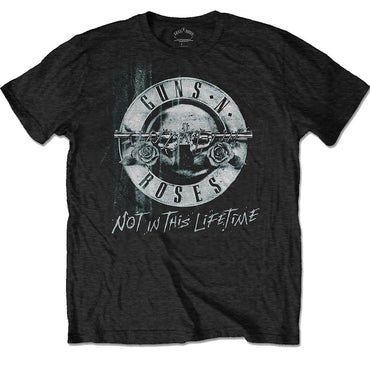 GUNS N ROSES ガンズアンドローゼズ (結成 40周年 ) - NOT IN THIS LIFETIME TOUR（ツアーTシャツ） / バックプリントあり / Tシャツ / メンズ 【公式 / オフィシャル】