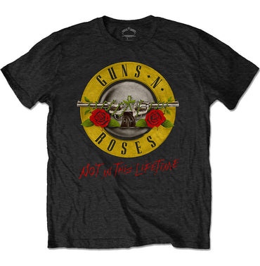 GUNS N ROSES ガンズアンドローゼズ (デビュー 40周年 ) - NOT IN THIS LIFETIME TOUR（ツアーTシャツ） / バックプリントあり / Tシャツ / メンズ