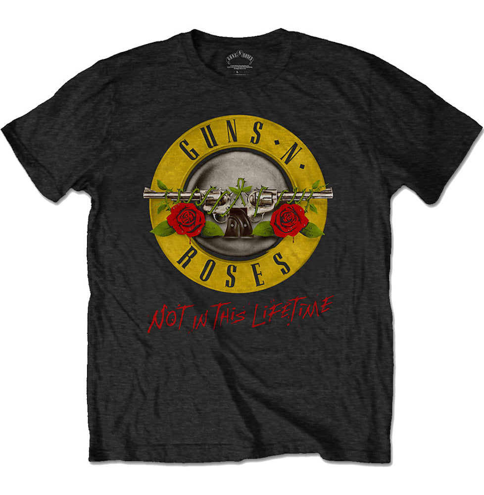 【予約商品】 GUNS N ROSES ガンズアンドローゼズ (5月 来日 記念 ) - NOT IN THIS LIFETIME TOUR（ツアーTシャツ） / バックプリントあり / Tシャツ / メンズ 【公式 / オフィシャル】