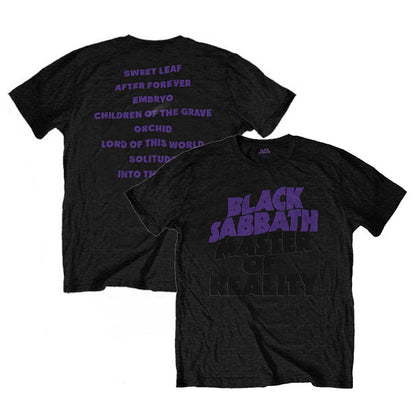 BLACK SABBATH ブラックサバス (OZZY OSBOURNE 追悼 ) - Masters of Reality Album / バックプリントあり / Tシャツ / メンズ 【公式 / オフィシャル】