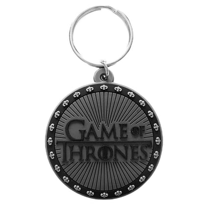 GAME OF THRONES - Logo / Rubber Keyring / Keychain