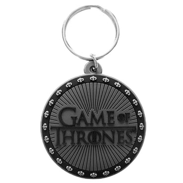 GAME OF THRONES ゲーム・オブ・スローンズ - Logo / ラバー・キーリング / キーホルダー