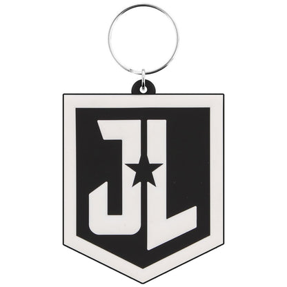 JUSTICE LEAGUE - JL Shield / Rubber Keyring / Keychain