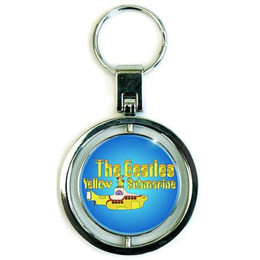 THE BEATLES ビートルズ (結成 65周年 ) - YELLOW SUBMARINE / スピナー・キーチェイン / キーホルダー 【公式 / オフィシャル】