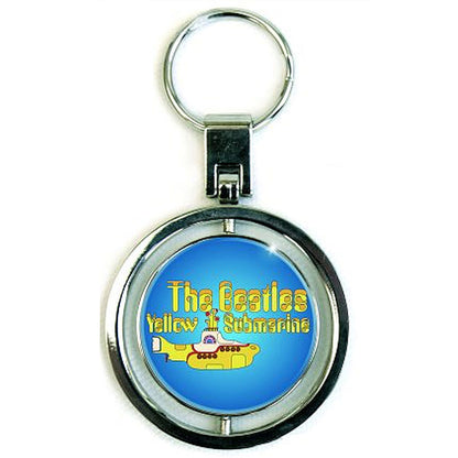 THE BEATLES ビートルズ (結成 65周年 ) - YELLOW SUBMARINE / スピナー・キーチェイン / キーホルダー 【公式 / オフィシャル】