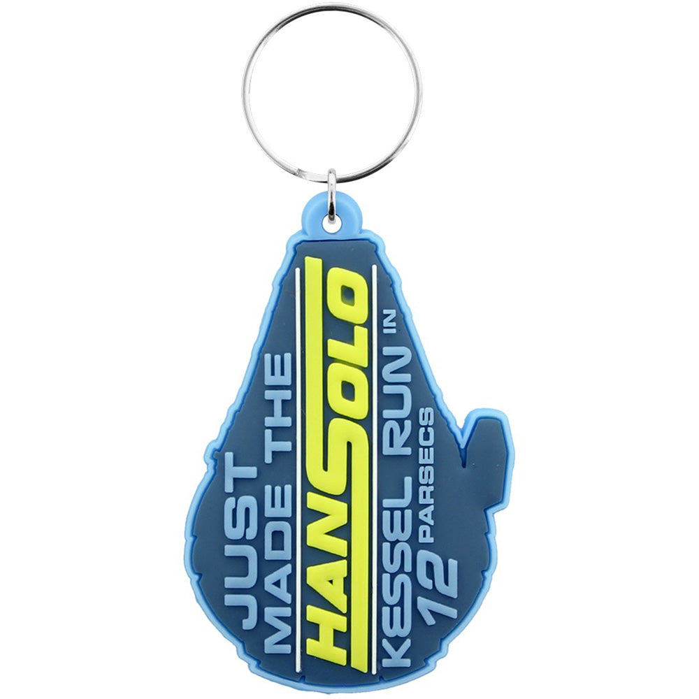 STAR WARS - Kessel Run in 12 Parsecs / Rubber Keyring / Keychain