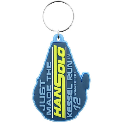 STAR WARS - Kessel Run in 12 Parsecs / Rubber Keyring / Keychain