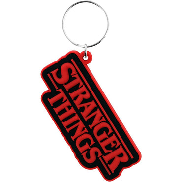 STRANGER THINGS ストレンジャー・シングス (シーズン5 2025年配信決定 ) - Logo / ラバー・キーリング / キーホルダー 【公式 / オフィシャル】