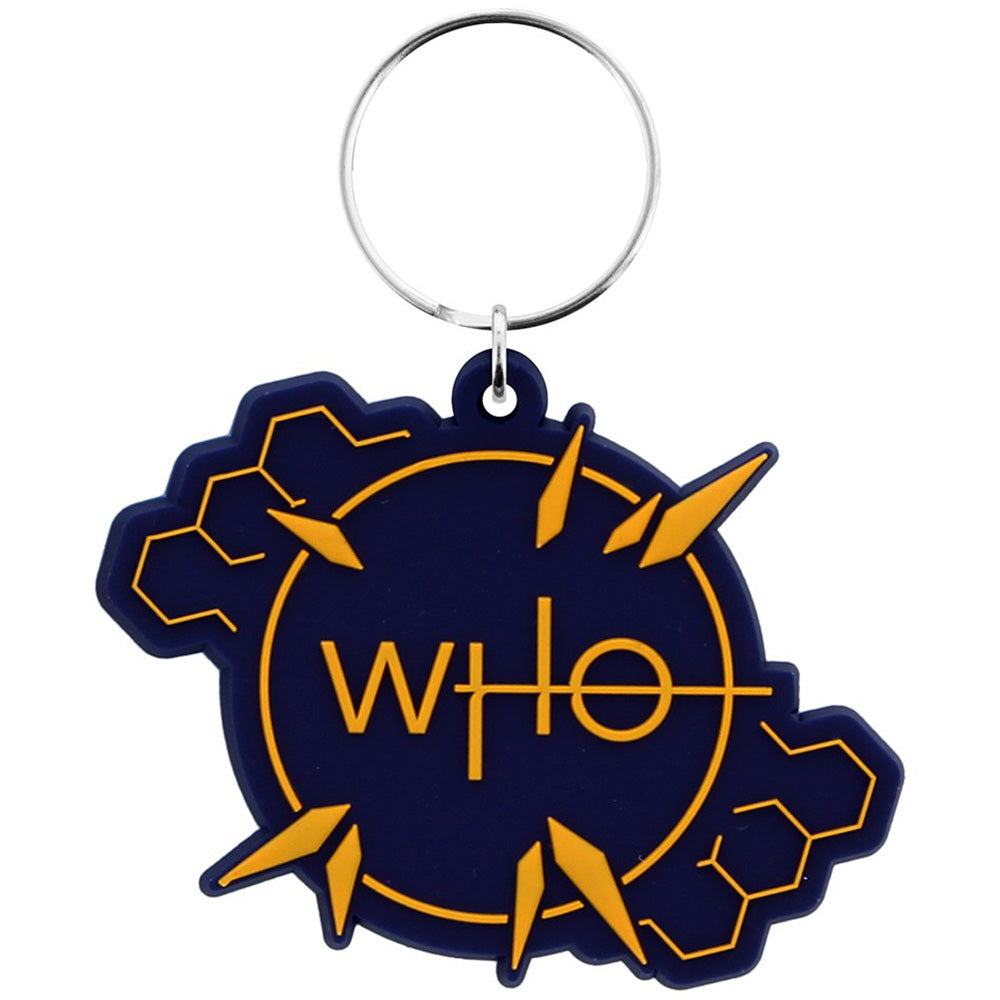 DOCTOR WHO ドクターフー - Insignia / ラバー・キーリング / キーホルダー 【公式 / オフィシャル】