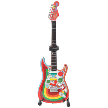 GEORGE HARRISON ジョージハリスン - Fender Strat Rocky Design / Fab Four / ミニチュア楽器