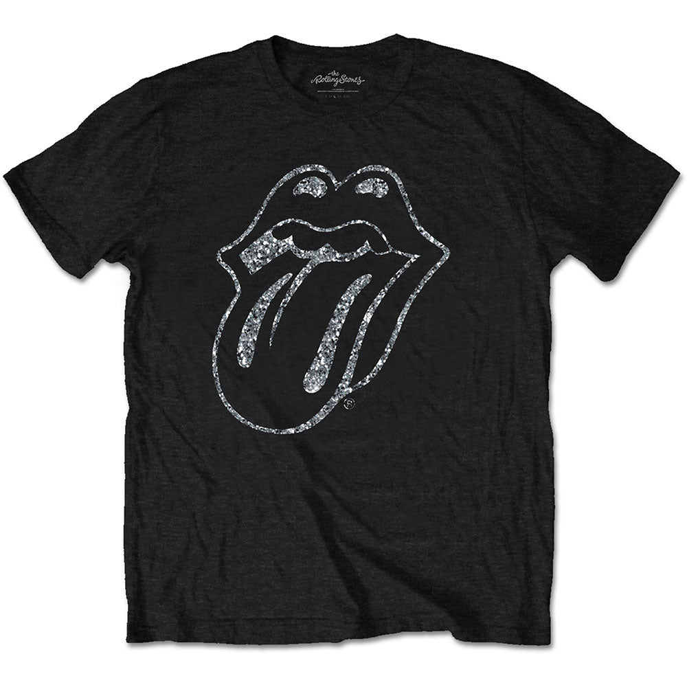 ROLLING STONES ローリングストーンズ - Tongue / Diamante（ブランド） / Tシャツ / メンズ 【公式 / オフィシャル】